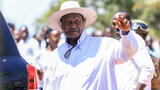 Uganda president calls opposition 'terrorists' in victory speech